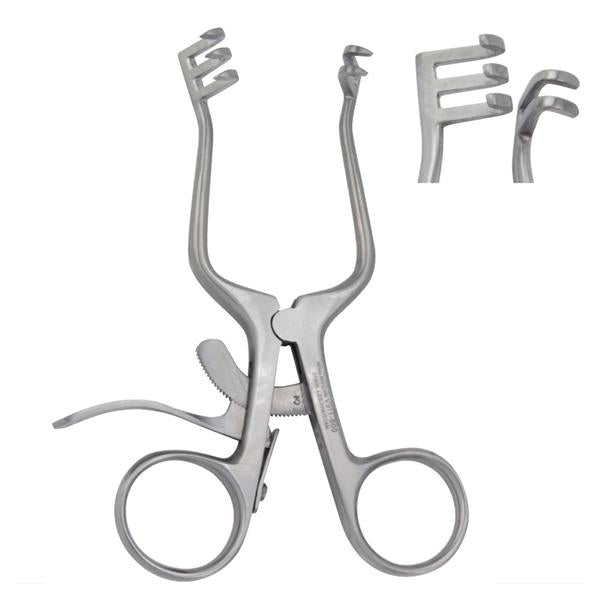 Miltex-Integra Retractor Weitlaner Vantage 4" Blunt 2X3 Teeth Stainless Steel 1/Ea - V911-602