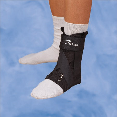 Deroyal Ankle Splint  Small Lace-Up Male 6-1/2 To 8 / Female 7-1/2 To 9 Left Ankle - AB2801-12