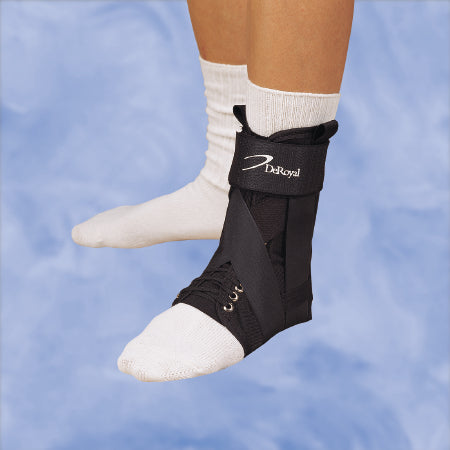 Deroyal Ankle Splint  X-Large Lace-Up Male 12-1/2 And Up / Female 13-1/2 And Up Right Ankle - AB2801-28