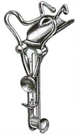 Miltex Miltex Vaginal Speculum Gutmann NonSterile Surgical Grade German Stainless Steel Medium Examinating Type / Self Retaining Reusable Without Light Source Capability - 30-180