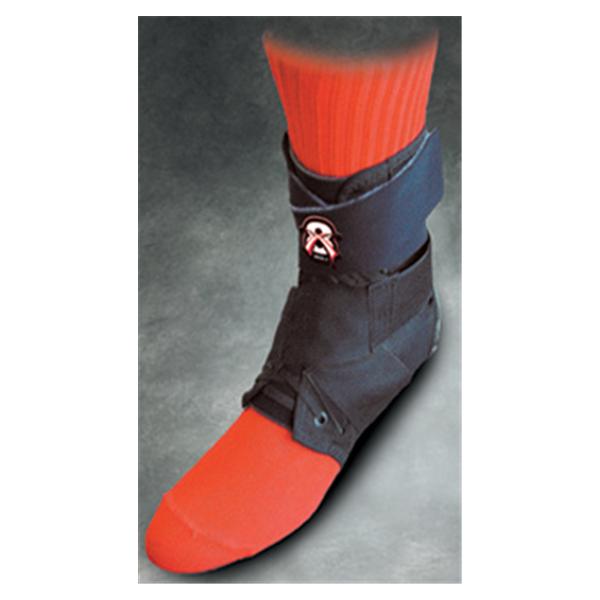 Swede-O Brace Support X8 Men 3-5/Women 4-6 Ank Nylon/Vinyl M3-5/W4-6 Black Sz Xs Univ Ea - AKL-6336-XS