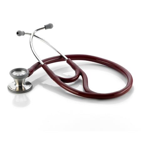 Adscope - Cardiology Stethoscope Burgundy 1-Tube 19 Inch Tube Double-Sided Chestpiece - 602BD