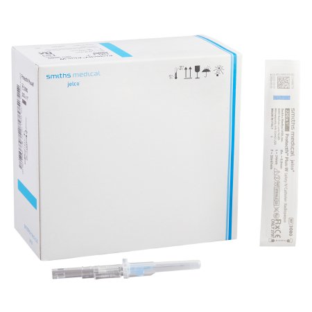 Protectiv Plus-W - Peripheral IV Catheter 22 Gauge 1 Inch Retracting Safety Needle - 308000