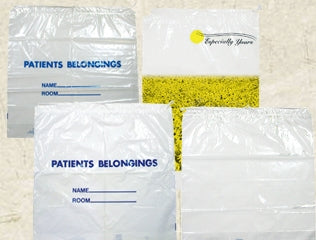 Donovan Industries Patient Belongings Bag 7 X 20 X 22 Inch Drawstring Closure White - DS600