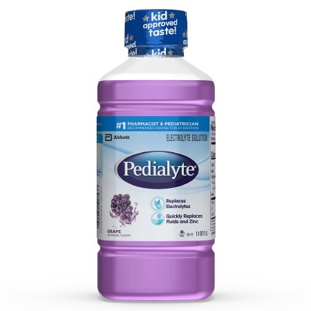 Abbott Nutrition Pedialyte Pediatric Oral Electrolyte Solution Grape Flavor 1Liter Bottle Ready to Use - 240