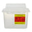 BD - Sharps Container 12 H X 12 W X 4-4/5 D Inch 5.4 Quart Translucent White Base / Translucent White Lid Horizontal Entry Counter Balanced Door Lid - 305551