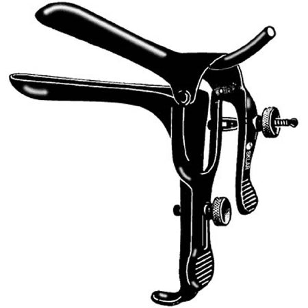 Sklar Sklar Black Laser Surgery Vaginal Speculum Graves NonSterile Premium OR Grade Coated Stainless Steel Large With PSE Tube Reusable Without Light Source Capability - 90-9018