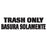 Rubbermaid Label Informational Trash Only Bilingual Each - FGCL3