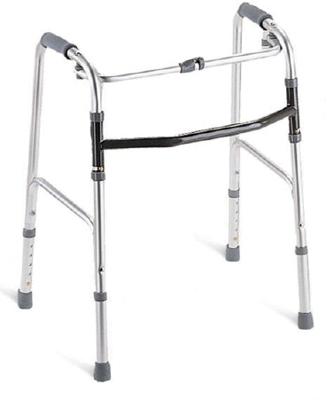 Standard - Single Release Walker Adjustable Height Aluminum Frame 250 lbs. Weight Capacity 28 to 32 Inch Height - MDS86617
