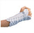 ProCare - Cock-Up Wrist Brace Aluminum / Canvas Left Hand White Large - 79-87397