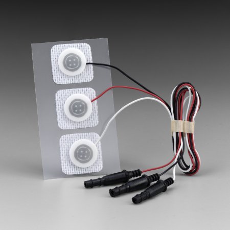 3M Red Dot - ECG Electrode with Leadwire Pre-Wired Non-Radiolucent Cloth Backing 3 per Pack - 2280