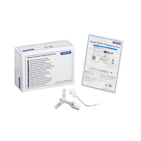 Bivona FlexTend - Tracheostomy Tube V Neck Flange Size 4 Uncuffed - 60PFS40