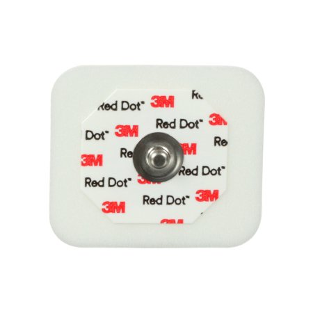 3M Red Dot - ECG Snap Electrode Monitoring Non-Radiolucent Foam Backing - 2560