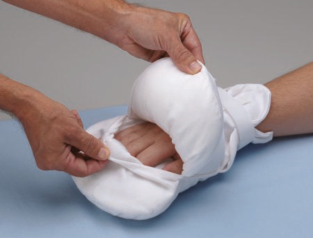 Posey Peek-A-Boo Hand Control Mitt One Size Fits Most Hook and Loop Closure Without Straps - 2811