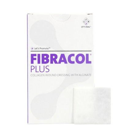 Fibracol Plus - Collagen Dressing Without Border Collagen / Calcium Alginate 4 X 4 Inch 12 Count - 2982