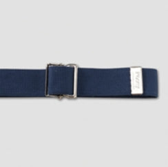 Posey Gait Belt Up to 51 Inch Navy Blue Sturdy Cotton - 6528