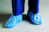 Cardinal Dura-Fit Shoe Cover X-Large Shoe High Non-skid Blue NonSterile - 4854