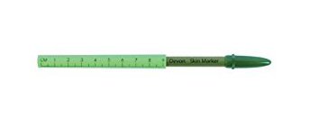 Cardinal Devon Surgical Skin Marker Gentian Violet Dual Tip Rule Cap Sterile - 31145868