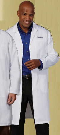 Fashion Seal Uniforms - Lab Coat White Size 42 Knee Length Reusable - 482-SZ42