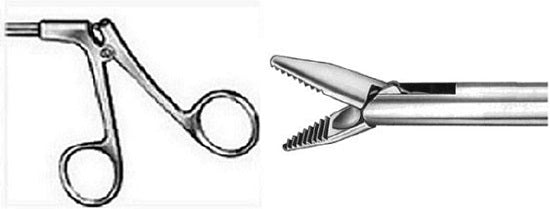 Standard Handle - Pointed Grasper with Spoon