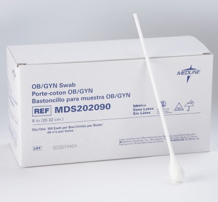 Medline - OB/GYN Swab 8 Inch Length NonSterile - MDS202090