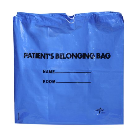 Medline - Patient Belongings Bag 18 X 20 Inch Polyethylene Resin Drawstring Closure White - NON026310