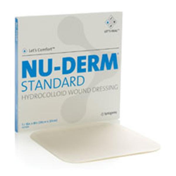 Systagenix Wound Management Dressing Wound Nu-Derm Hydrocolloid 8X8" Strl Adhesive Beige Absorbent Lf 4X5/Bx - HCF208