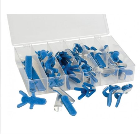DJO ProCare Finger Splint PROCARE Strip, Frog, Baseball Aluminum Left or Right Hand Silver Assorted Sizes - 79-71020
