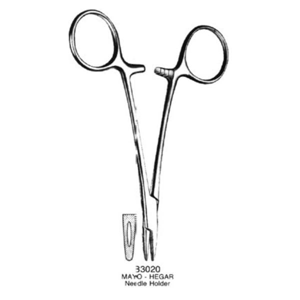 Medco Instruments Inc Holder Needle Mayo-Hegar 6" Stainless Steel Ea - 83030