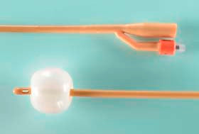 Bardex I.C. - Foley Catheter 2-Way Coude Tip 5 cc Balloon 20 Fr. Red Rubber - 0102SI20