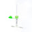 Ram Scientific Safe-T-Fill Capillary Blood Collection Tube Plasma Tube Lithium Heparin / Separator Gel Additive 10.8 X 46.6 mm 200 µL Green Attached Cap Plastic Tube - 77220