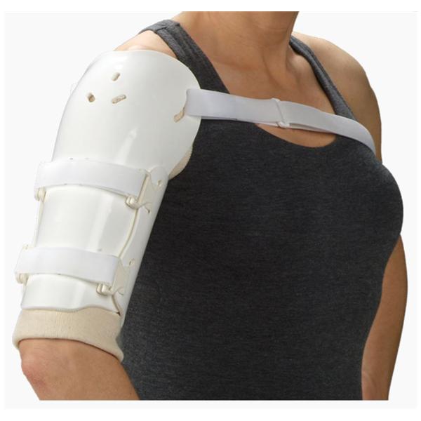 Deroyal Industries Inc Brace Regular Adult Humeral Fracture Thermoplastic White Size Medium Ea - FB1000-12