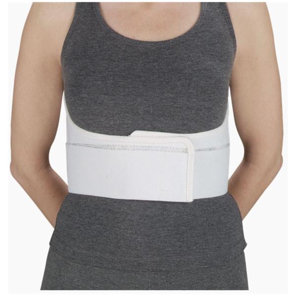 Deroyal Industries Inc Belt Premium Rib Elastic Women Two Panel White Size 6" Medium Ea - 13790406
