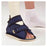 Deroyal Industries Inc Shoe Cast Comfo-Eze Canvas Navy Rocker Sole 8.5X4.5" Size Small Ea - 2038-02
