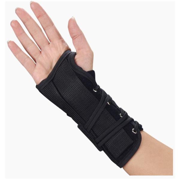 Deroyal Industries Inc Splint Wrist/Forearm Leatherette Black Size 8" Medium Left Ea - 5023-08