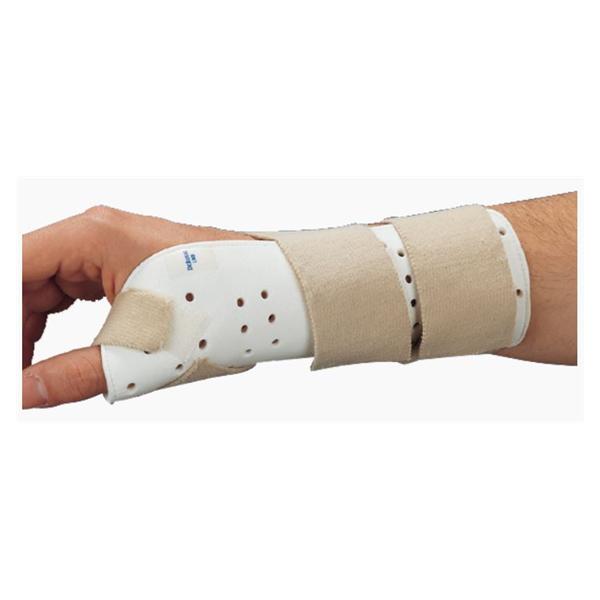 Deroyal Industries Inc Splint Spica Adult Wrist/Thumb Foam White Size Medium/Large Left Ea - 340M/LL