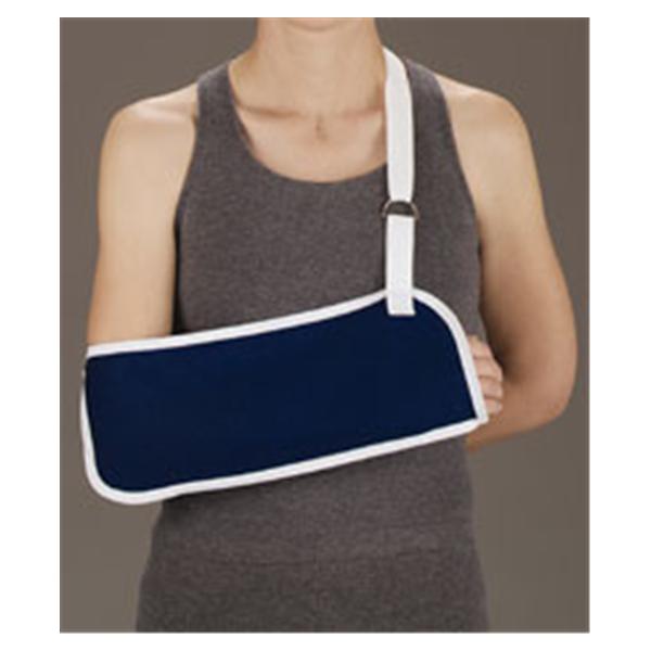 Deroyal Industries Inc Sling Immobilizer Comfort Adult Arm Canvas 6.5X17" Navy Size Medium Ea - 8010-03