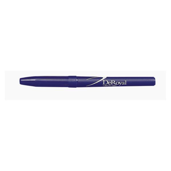 Deroyal Industries Inc Marker Skin Gentian Ink Standard Tip Blue Barrel Sterile 50/Ca - 26-003