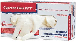McKesson Medical Surgical Cypress Plus PFT Exam Glove X-Large NonSterile Latex Standard Cuff Length Fully Textured Ivory Not Chemo Approved - 23-98