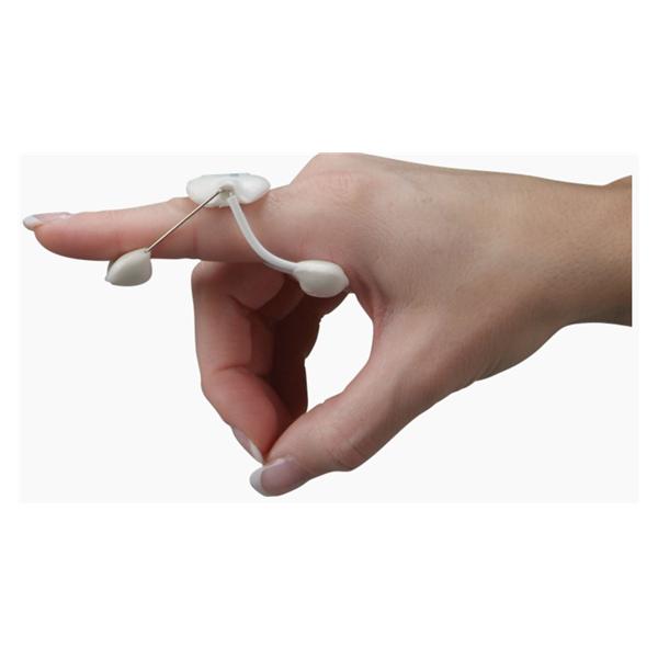 Deroyal Industries Inc Splint Spring Extension Lmb Finger Wire/Foam White Size Medium Ea - 501B