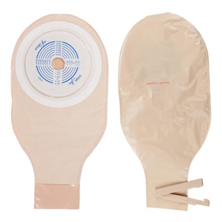 ActiveLife - Colostomy Pouch One-Piece System 12 Inch Length 3/4 to 2-1/2 Inch Stoma Drainable Flat, Trim to Fit - 400599