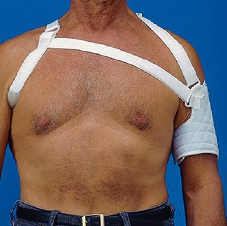 Patterson Medical Supply Rolyan Hemi II Arm Sling D-Ring / Hook and Loop Strap Closure Large - A6537