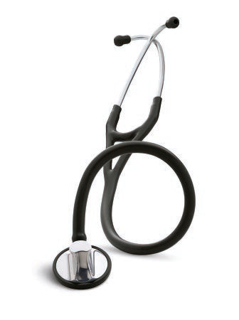 3M Littmann Master Cardiology - Cardiology Stethoscope Black 1-Tube 27 Inch Tube Single Head Chestpiece - 2160
