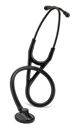 3M Littmann Master Cardiology - Cardiology Stethoscope Black 1-Tube 27 Inch Tube Single Head Chestpiece - 2161