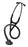 3M Littmann Master Cardiology - Cardiology Stethoscope Black 1-Tube 27 Inch Tube Single Head Chestpiece - 2161