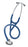 3M Littmann Master Cardiology Cardiology Stethoscope Blue 1-Tube 27 Inch Tube Single Head Chestpiece - 2164