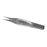 Centurion - Splinter Forceps Feilchenfeld 3 Inch Length Floor Grade Stainless Steel Sterile NonLocking Thumb Handle Straight Serrated Tips - Medline - 66515