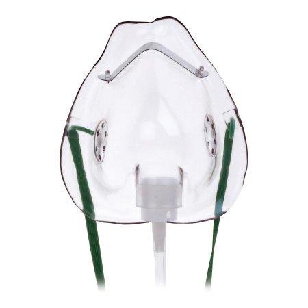 Hudson RCI - Oxygen Mask Standard Style Adult One Size Fits Most Adjustable Head Strap / Nose Clip - HUD1040