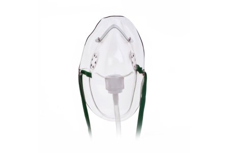 Teleflex Medical Oxygen Mask Under the Chin Style Adult User One Size Fits Most Adjustable Nose Clip / Elastic Strap - 1007