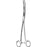 Sklar Merit Dressing Forceps Bozeman 10-1/4 Inch Physician Grade Stainless Steel NonSterile Ratchet Lock Finger Ring Handle Slightly Curved Blunt Serrated Jaws - 98-374